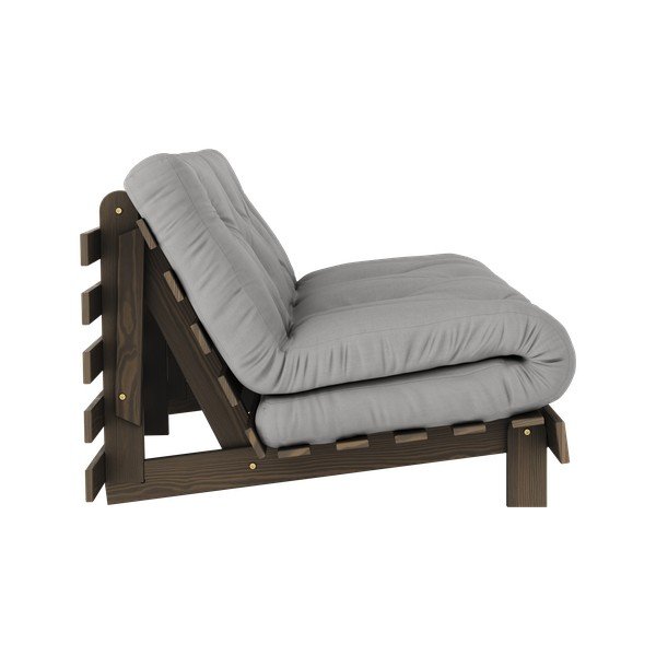 Сив разтегателен диван 160 cm Roots - Karup Design-image-4