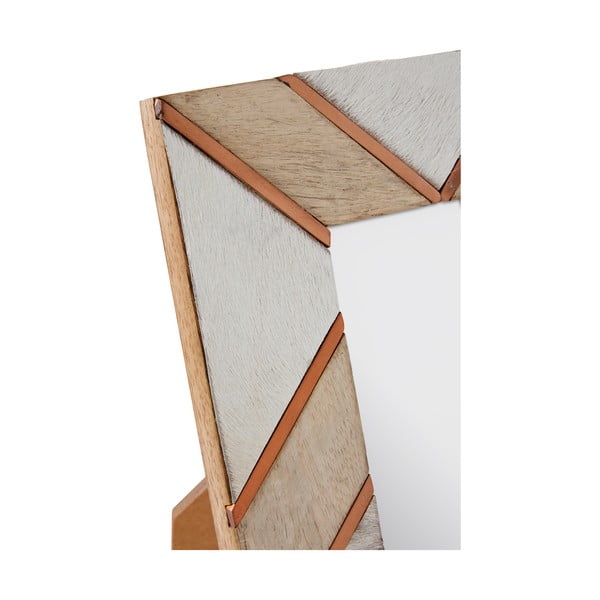 Бяла и бежова дървена рамка 22x28 cm Bowerbird - Premier Housewares-image-3