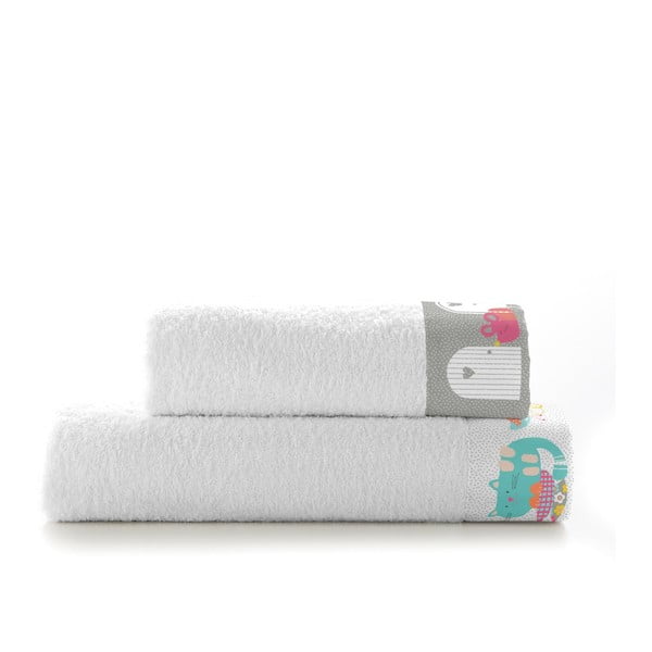 Комплект от 2 памучни бебешки кърпи Cat & Mouse - Moshi Moshi