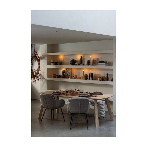 Трапезна маса от масивен дъб 100x220 cm Tablo – WOOOD-image-4