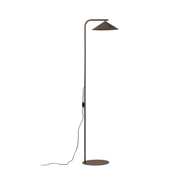 Кафява метална подова лампа (височина 160 cm) Nocte – Micadoni 