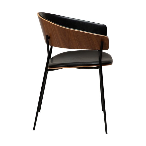 Черен/в тъмно естествен цвят трапезен стол с подлакътници Crib – DAN-FORM Denmark-image-3