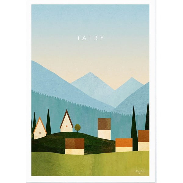 Плакат 30x40 cm Tatry - Travelposter