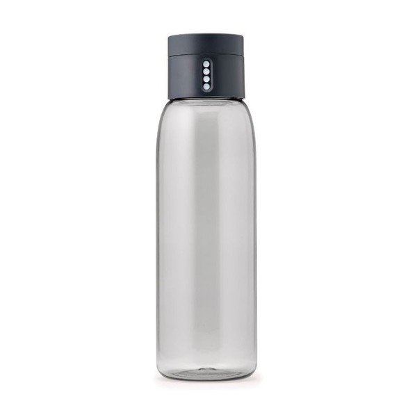 Сива бутилка с брояч , 600 ml Dot - Joseph Joseph