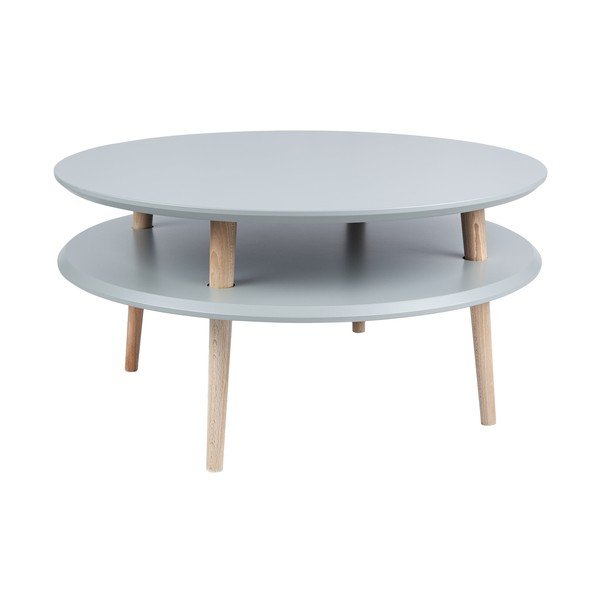 Тъмно сива масичка за кафе UFO, Ø 70 cm Ufo - Ragaba