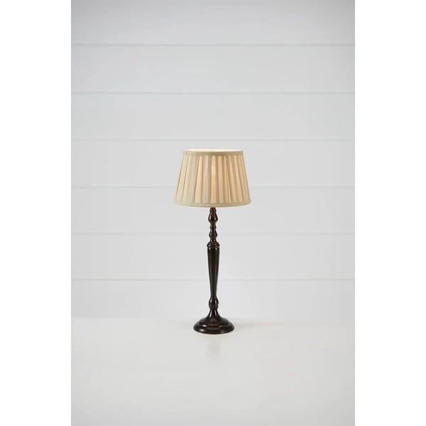 Тъмнокафява настолна лампа с текстилен абажур (височина 60 cm) Chocolat – Markslöjd-image-1