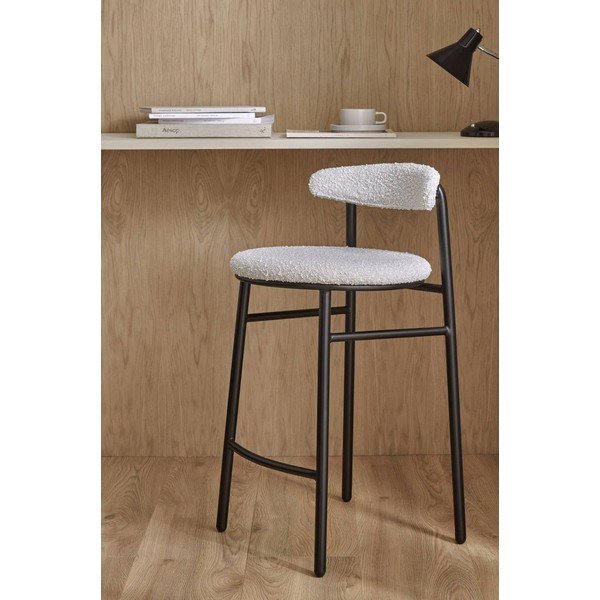 Кремав тапициран бар стол (височина на седалката 67 cm) Bloggny – Ellos Home-image-1