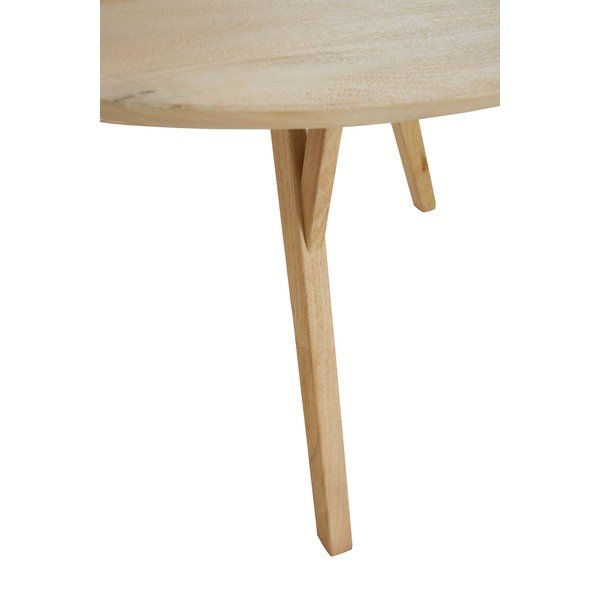 Кръгла трапезна маса от масивно манго ø 120 cm Quenza – Light & Living-image-4