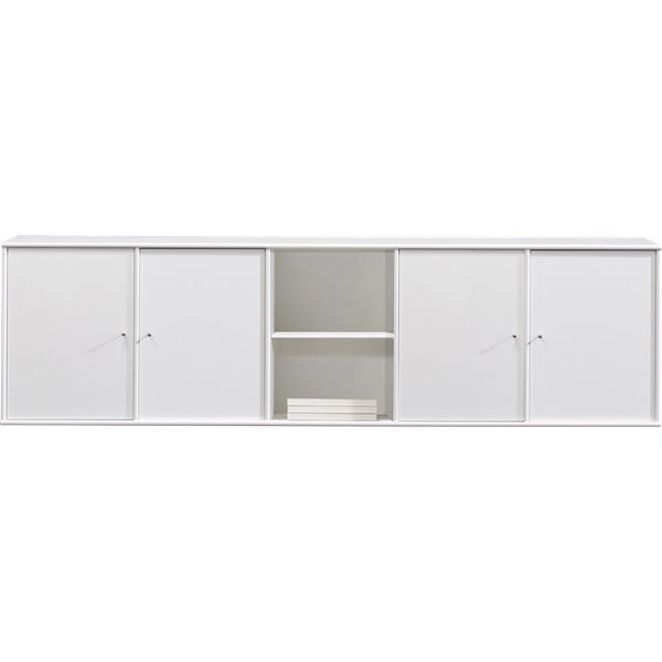 Бял нисък скрин с чекмеджета 220x61 cm Mistral - Hammel Furniture