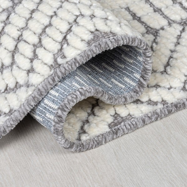 Сив миещ се килим 60x218 cm Verve Jaipur - Flair Rugs-image-3