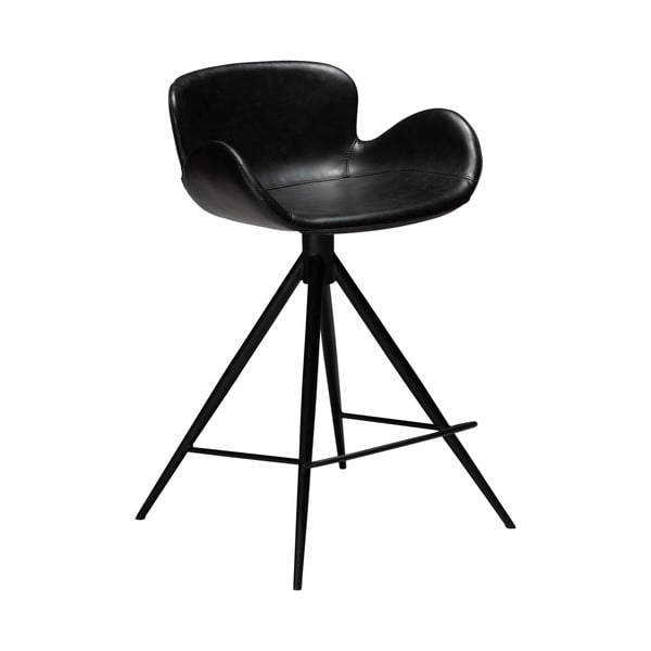 Черен бар стол от изкуствена кожа DAN-FORM Дания , височина 87 cm Gaia - DAN-FORM Denmark