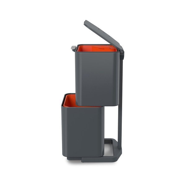 Графитно сив контейнер за сортирани отпадъци Totem Max, 60 л - Joseph Joseph-image-4
