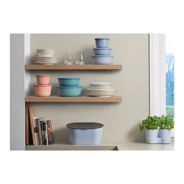 Бяла двойна саксия за билки Hydro Herbs - Mepal-image-1