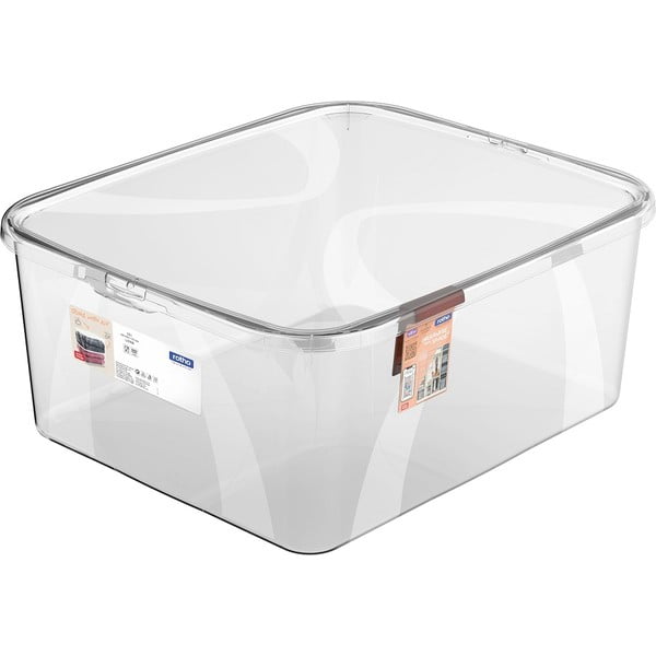 Пластмасова кутия за съхранение с капак 19 л Lona - Rotho