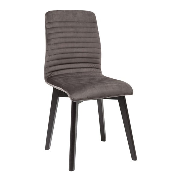 Sada 2 tmavě šedých jídelních židlí Kare Design Lara