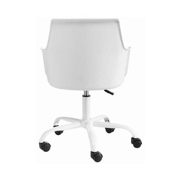 Bílá nastavitelná kancelářská židle Støraa Leslie-image-2