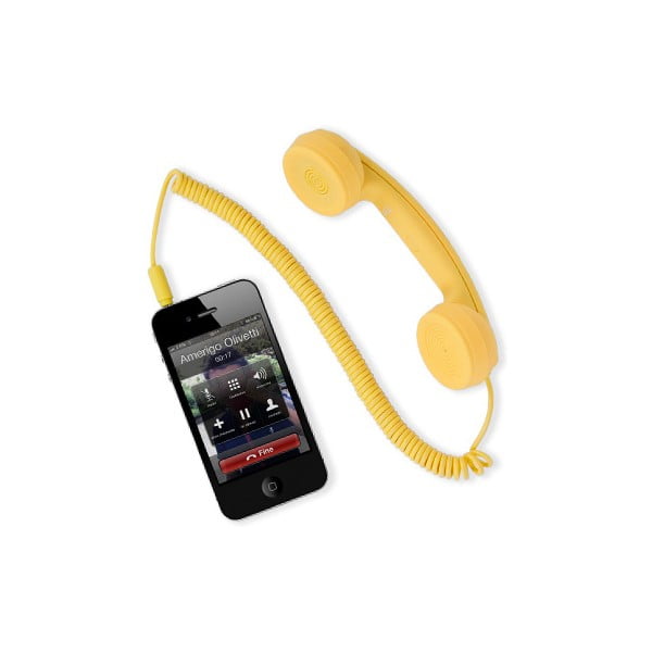 Externí sluchátko hi-Ring mini, žluté
