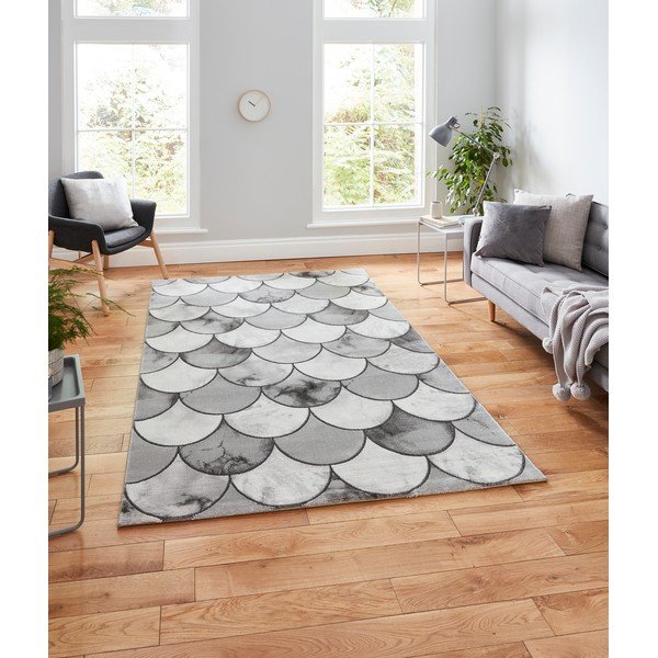 Сив/сребърен килим 170x120 cm Craft - Think Rugs-image-1