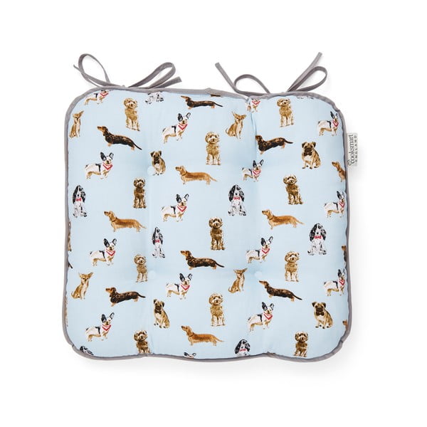 Възглавница за сядане от памук , 43 x 43 cm Curious Dogs - Cooksmart ®