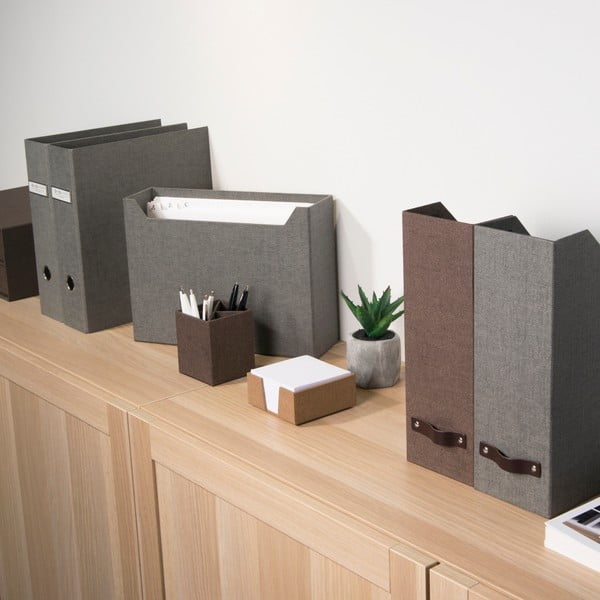 Tmavě šedý šanon na časopisy a dokumenty Bigso-image-1