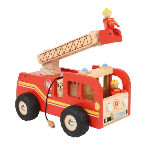 Пожарна кола с 2 кукли двигатели - Legler