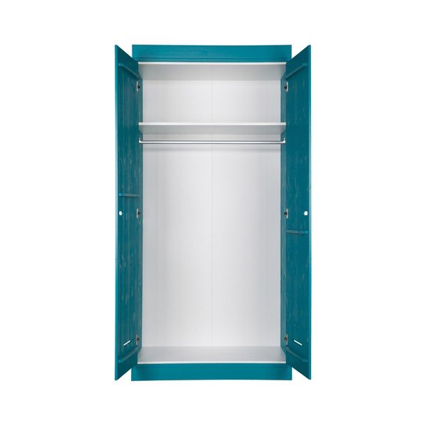 Dvoukřídlá skříň Locker, petrol-image-3