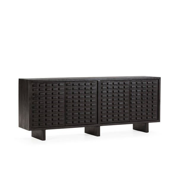 Черен скрин от масивно манго 200x80x40 cm Inaya – MOME-image-3