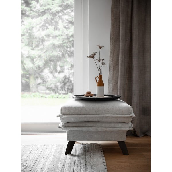 Светлобежова табуретка за крака Charming Charlie - Miuform-image-3