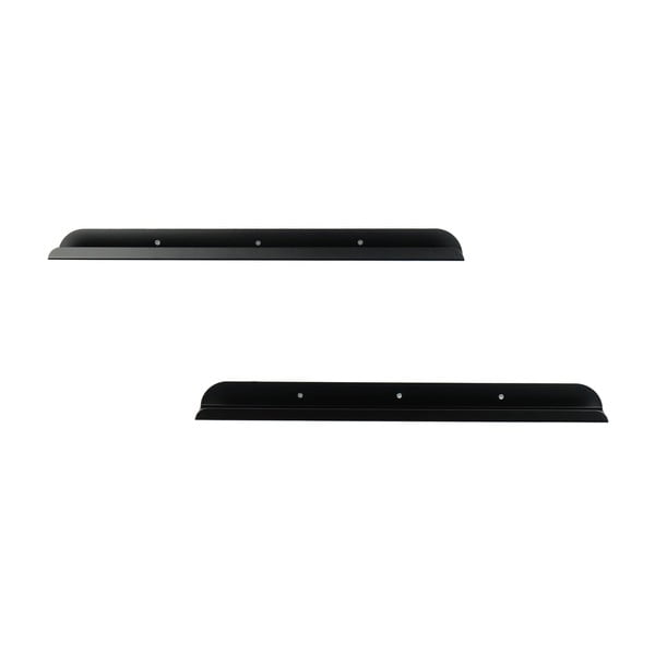 Черни стенни рафтове в комплект от 2 бр. 60 cm Zack – Kalune Design