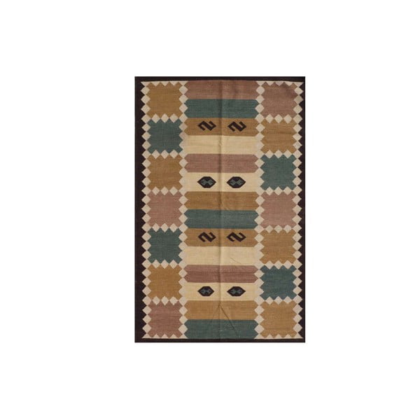 Vlněný koberec Kilim No.  728, 155x240 cm