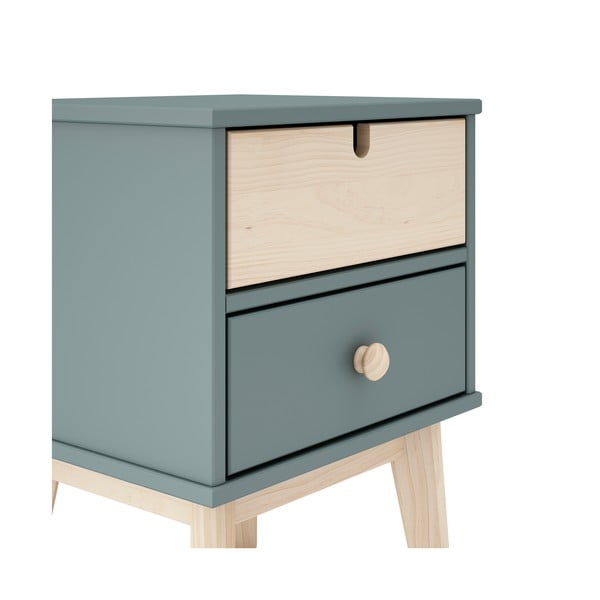 Детско нощно шкафче сиво-зелено Estefania – Marckeric-image-4