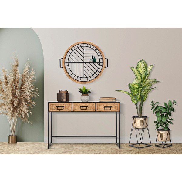 Черен метален рафт Cebu - Mauro Ferretti-image-1