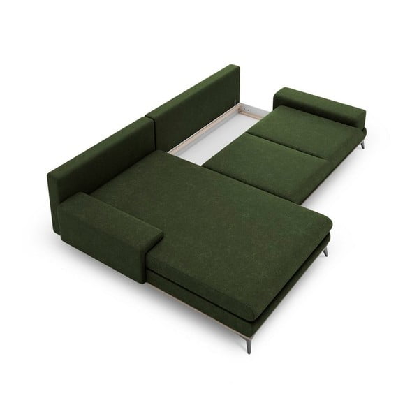 Светлозелен ъглов разтегателен диван , ляв ъгъл Planet - Windsor & Co Sofas-image-3
