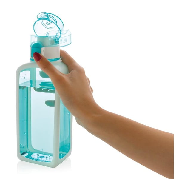 Синя бутилка със заключване и автоматично отваряне XD Design Collection, 600 ml - XD Design-image-2