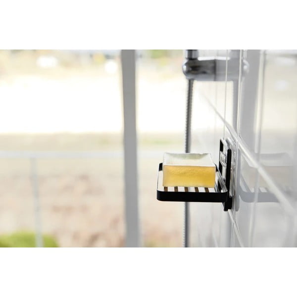 Черна самозалепваща метална сапунерка Film Hook – YAMAZAKI-image-3