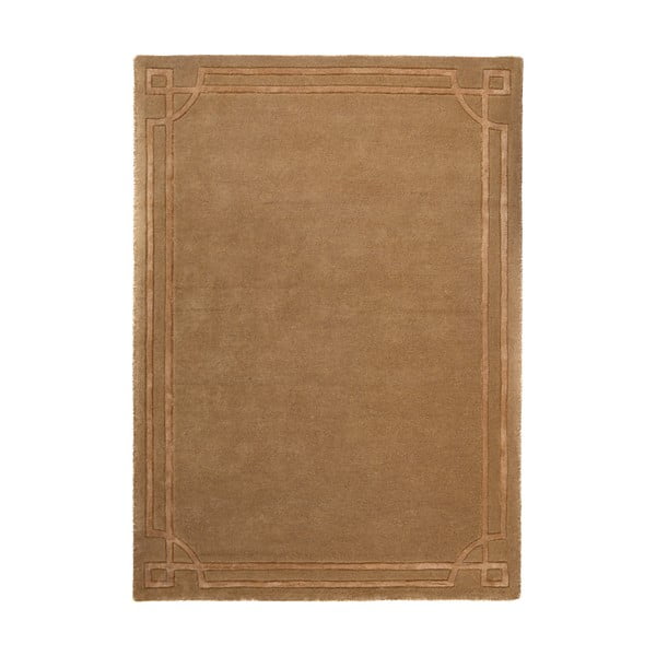 Теракотен ръчно изработен вълнен килим 120x170 cm Gatsby – Flair Rugs