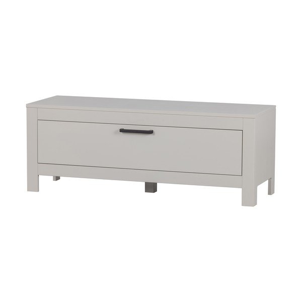 Светлосива маса за телевизор от масивен бор 120x45x40 cm Bonk – WOOOD-image-2