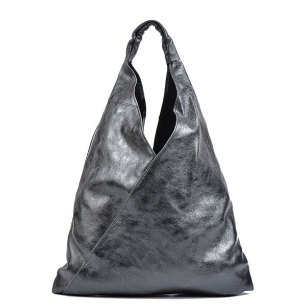 Черна кожена чанта Duroto - Isabella Rhea