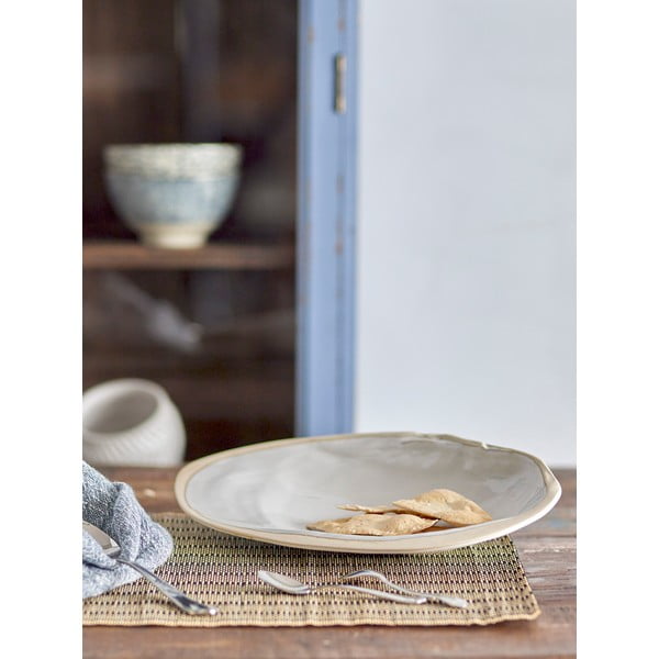 Каменина декоративен поднос 20x33 cm Mateo – Bloomingville-image-1