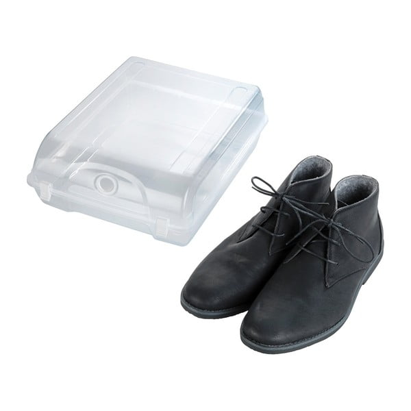 Прозрачна кутия за съхранение на обувки Smart, широчина 29 cm - Wenko
