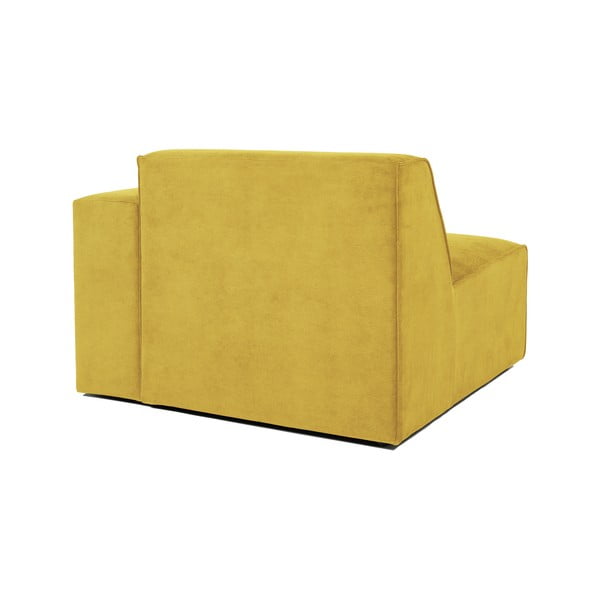 Модул на жълт велурен диван (десен ъгъл) Sting - Scandic-image-3