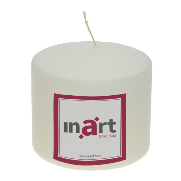 Krémově bílá svíčka InArt, výška 10 cm