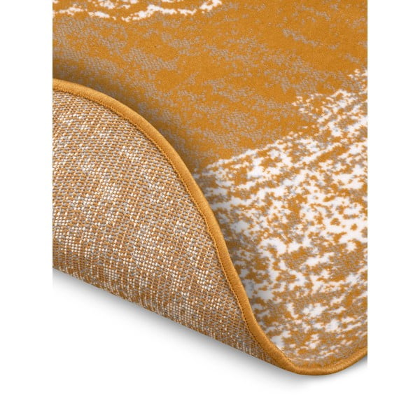 Жълто-оранжев кръгъл килим ø 160 cm Méridional - Hanse Home-image-3