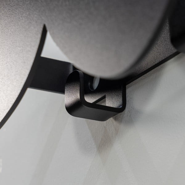 Черна метална стенна закачалка с рафт 80 cm Tumulo – Spinder Design-image-2