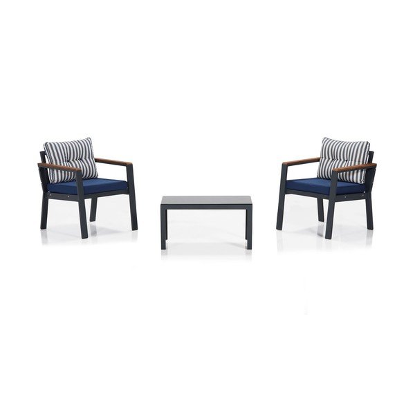 Син градински комплект за 4 души Defne – Floriane Garden-image-1