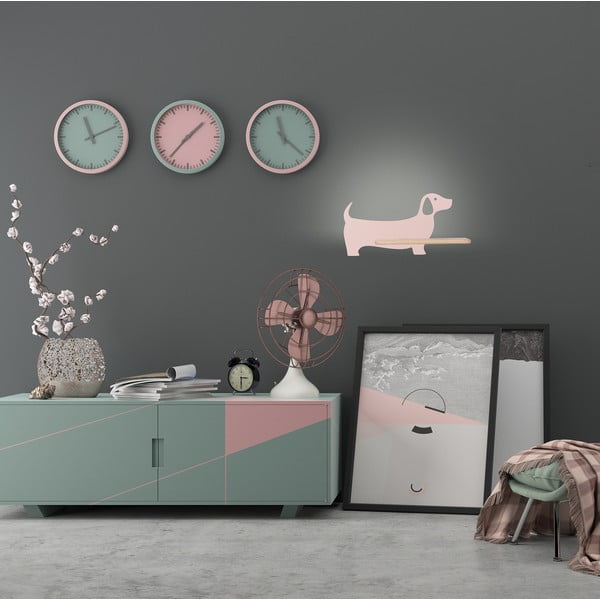 Розово детско осветително тяло Dog - Candellux Lighting-image-2