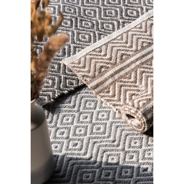 Тъмно сив килим за баня Turpan, 80 x 50 cm - Wenko-image-3