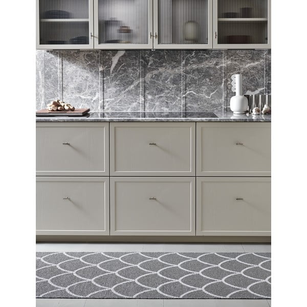 Сива пътека за открито и закрито 70x225 cm Kotte Charcoal – Pappelina-image-1