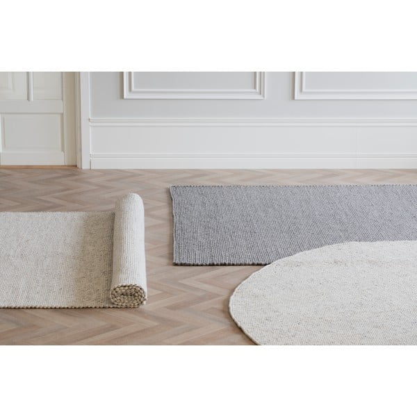 Светлосив вълнен килим 290x200 cm Auckland - Rowico-image-1