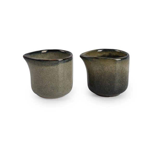 Сива глинена кана за мляко 85 ml Meridian – Salt&Pepper-image-2